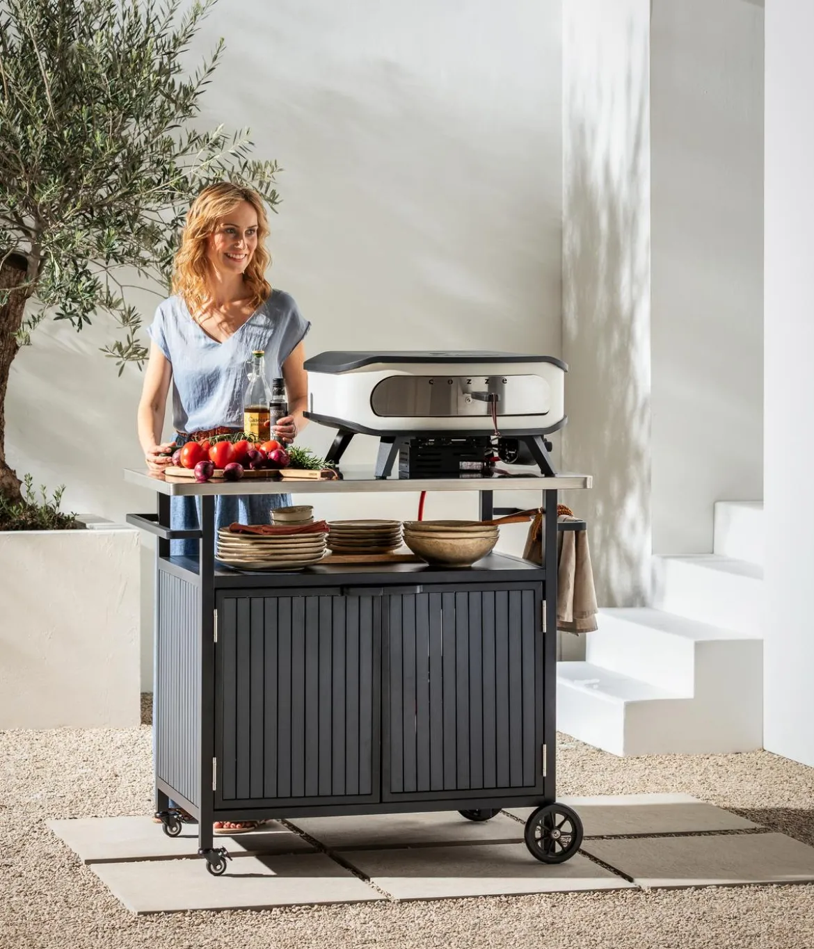 Dehner Grillwagen Alvor, ca. B107/H96/T65 cm