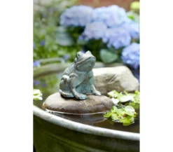 Dehner Gusseisen Frosch Antik, 11,5 x 10,5 x 12,5 cm