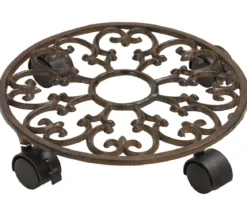 Dehner Gusseisen-Rolluntersetzer, Ø 29 cm