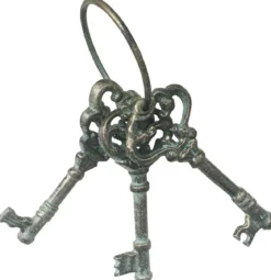 Dehner Gusseisen Schlüssel Antik, 8 x 6,5 x 21,5 cm