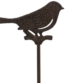 Dehner Gusseisen-Stab Vogel, ca. H78,5 cm