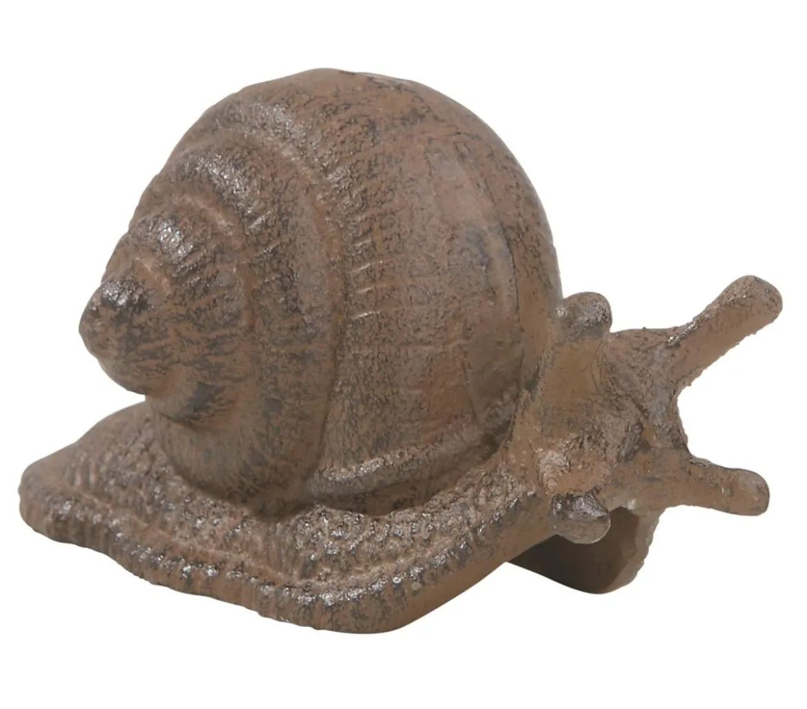 Dehner Gusseiserne Schnecke, 15 x 6,5 x 7 cm