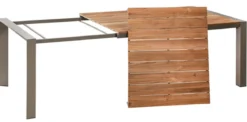 Dehner Holz-Ausziehtisch Cleveland, ca. B160-240/H76/T101 cm