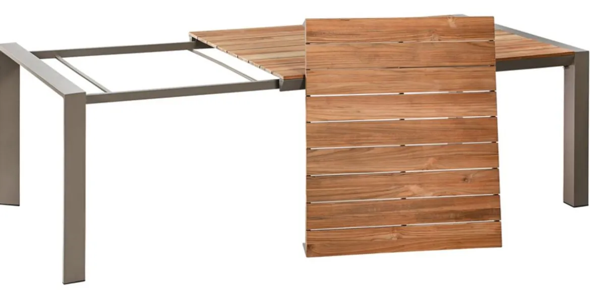 Dehner Holz-Ausziehtisch Cleveland, ca. B160-240/H76/T101 cm