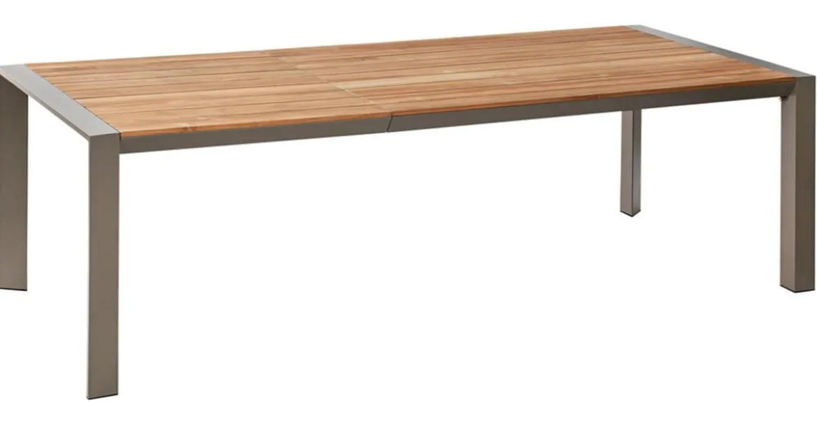 Dehner Holz-Ausziehtisch Cleveland, ca. B160-240/H76/T101 cm