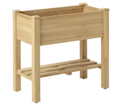 Dehner Holz-Balkonhochbeet Quebec, natur, ca. B86,5/H85/T46 cm