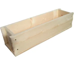 Dehner Holz-Blumenkasten, rechteckig