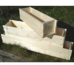 Dehner Holz-Blumenkasten, rechteckig