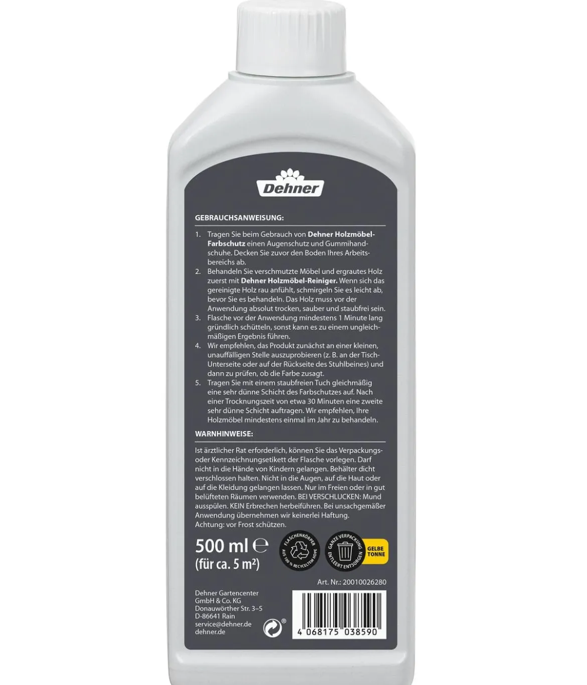 Dehner Holzmöbel-Farbschutz, 500 ml