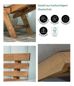 Dehner Holz-Sofa Macao