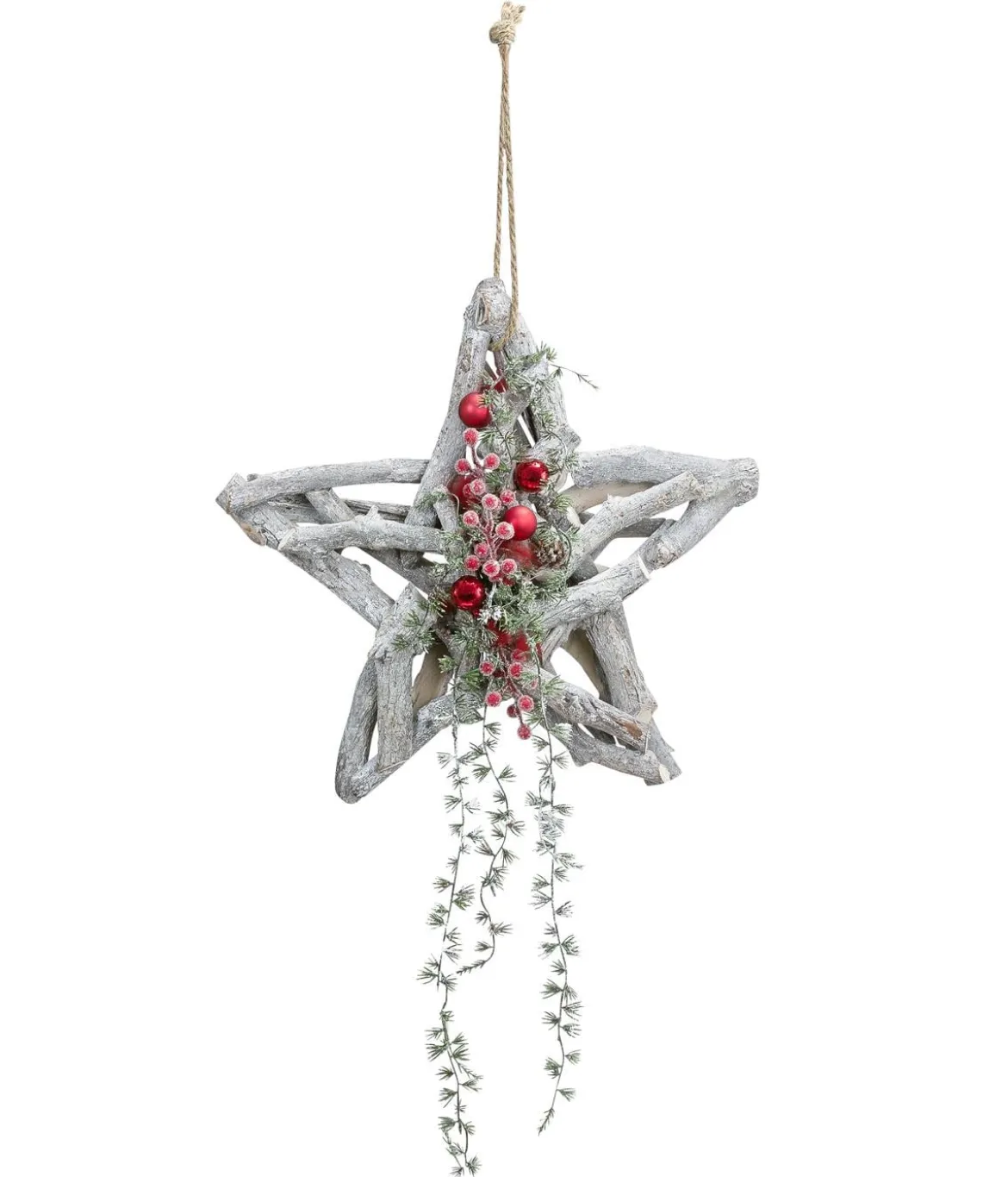 Dehner Holzstern X-Mas, ca. Ø38 cm