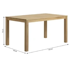 Dehner Holztisch Havanna, ca. B150/H76/T90 cm