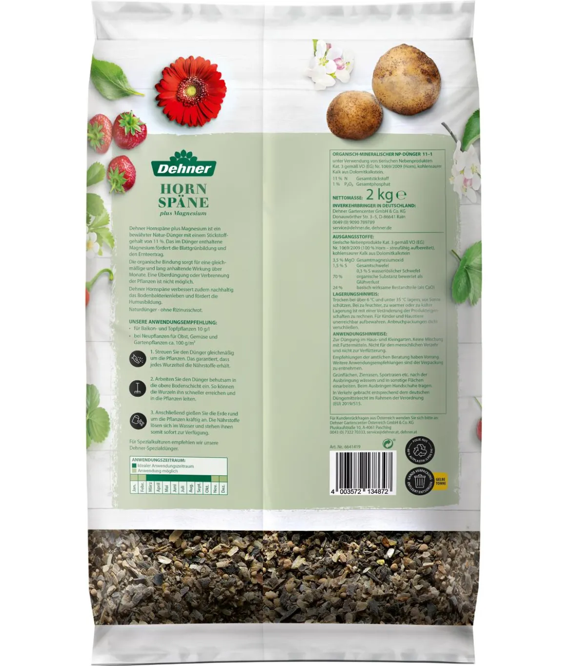 Dehner Hornspäne, 2 kg
