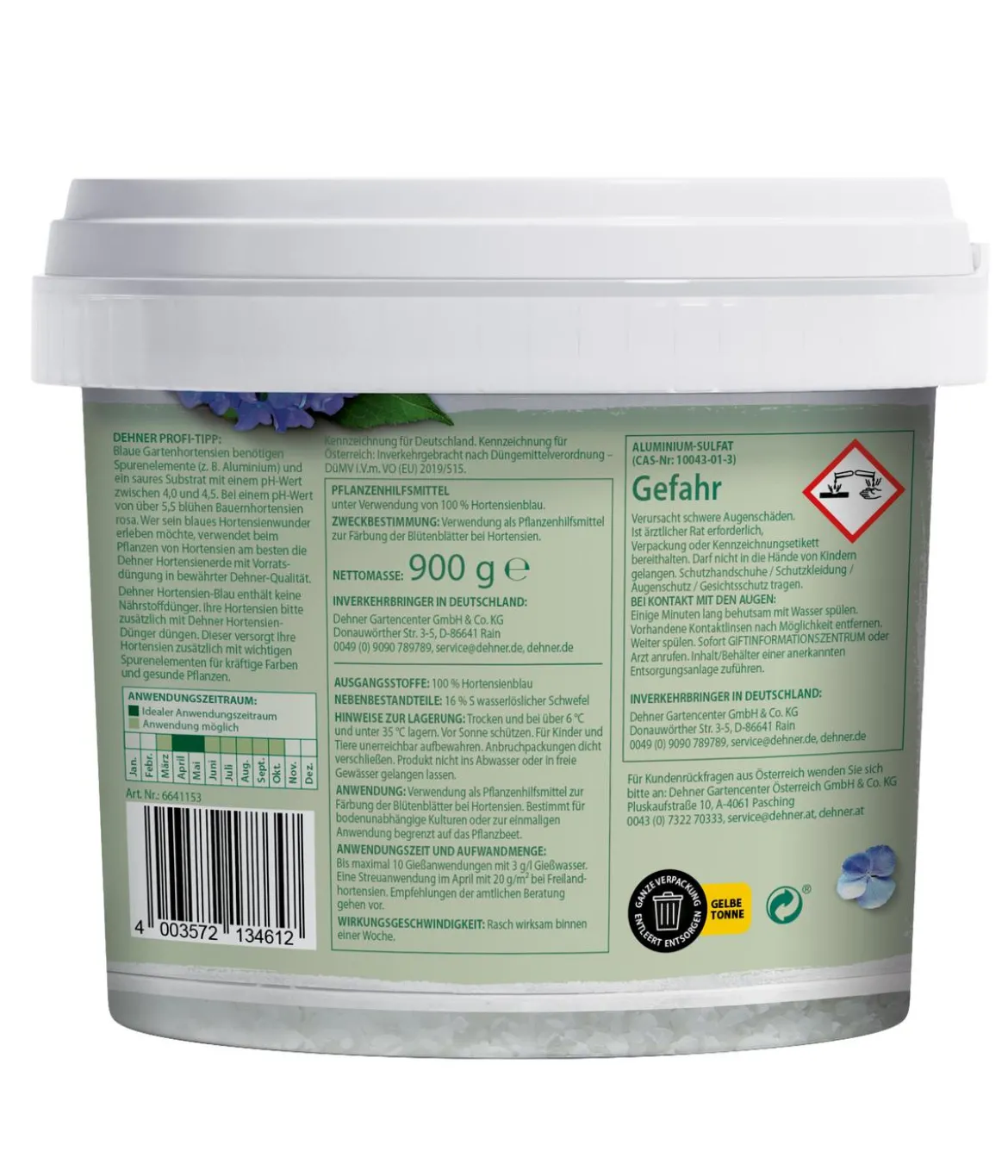 Dehner Hortensien-Blau, 900 g