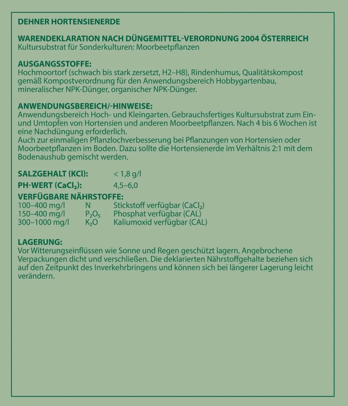 Dehner Hortensienerde, 20 l