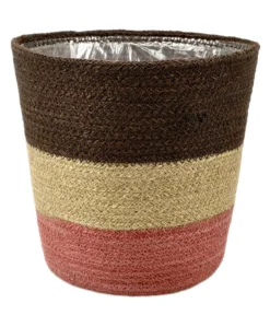 Dehner Jute-Korb Layla, konisch, bunt, ca. Ø20,5 cm