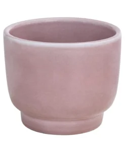 Dehner Keramik-Übertopf Ari, rosa, ca. Ø7,3 cm