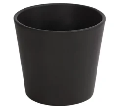 Dehner Keramik-Übertopf Basic, rund