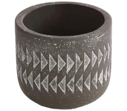 Dehner Keramik-Übertopf Elif, rund, ca. Ø8 cm