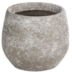 Dehner Keramik-Übertopf Jan, bauchig, ca. Ø16 cm