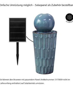 Dehner Keramik-Gartenbrunnen Altona, solarfähig, ca. H72,5 cm