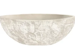 Dehner Keramik-Jardiniere Alessio, oval, ca. B34/H12/T13 cm