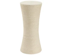 Dehner Keramik-Pflanzsäule Rustika, creme, ca. Ø24/H55 cm