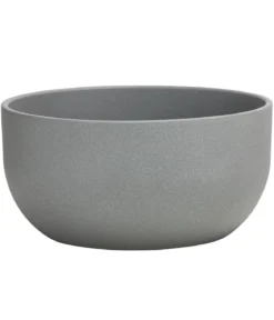 Dehner Keramik-Schale Maria, rund, grau, ca. Ø24 cm