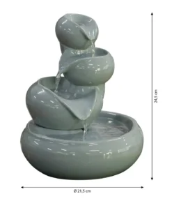 Dehner Keramik-Zimmerbrunnen Malahi, ca. H24,5 cm