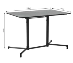 Dehner Klapptisch Capri, eckig