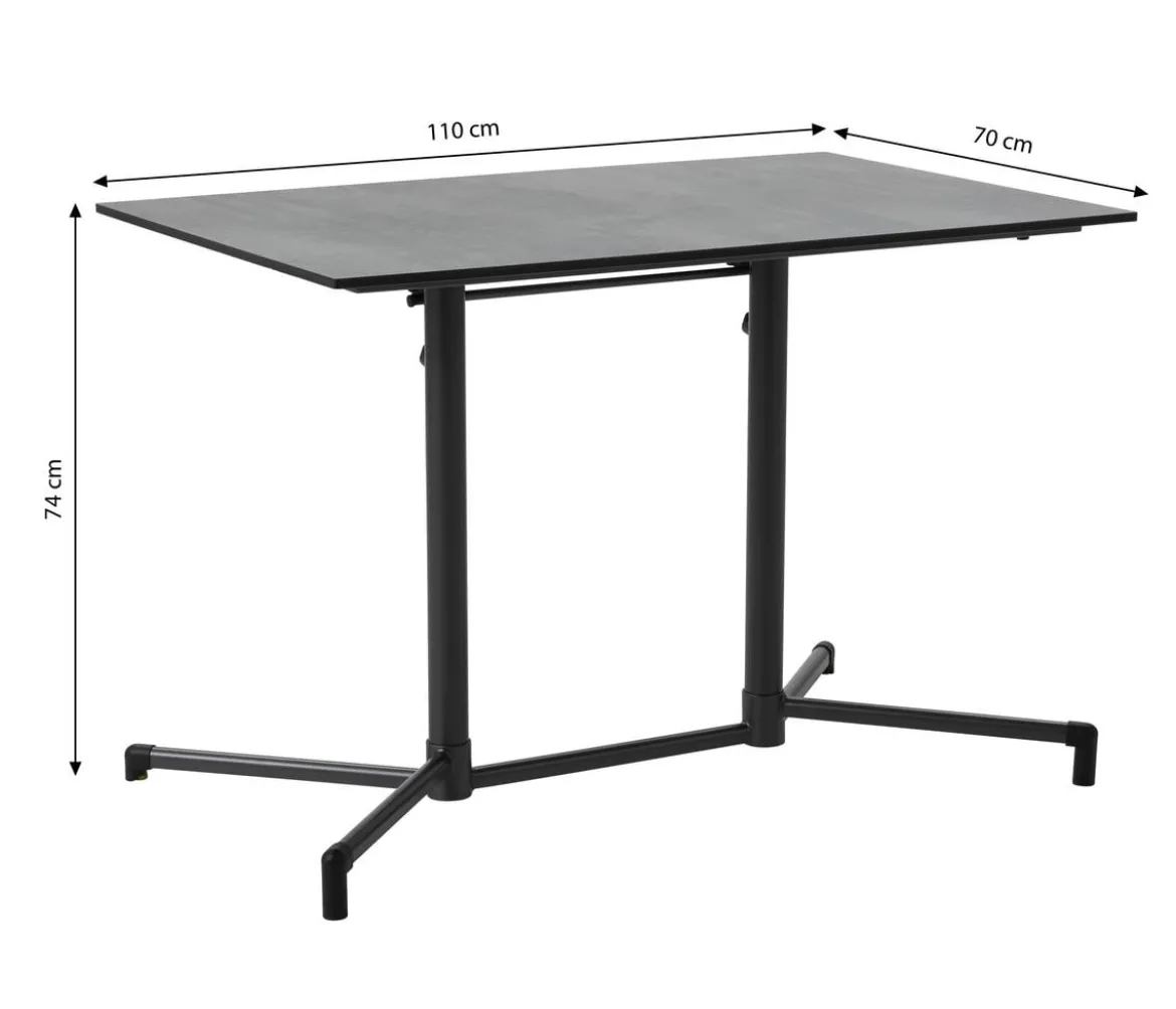 Dehner Klapptisch Capri, eckig