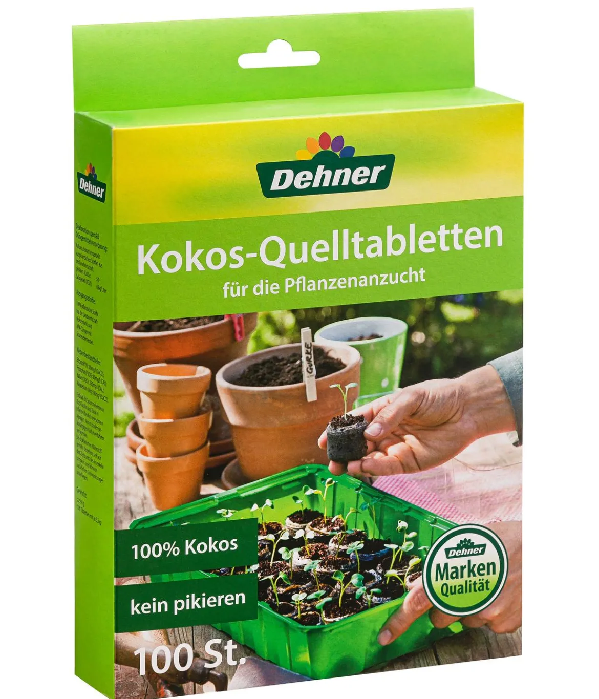 Dehner Kokos-Quelltabletten, 100 Stk.