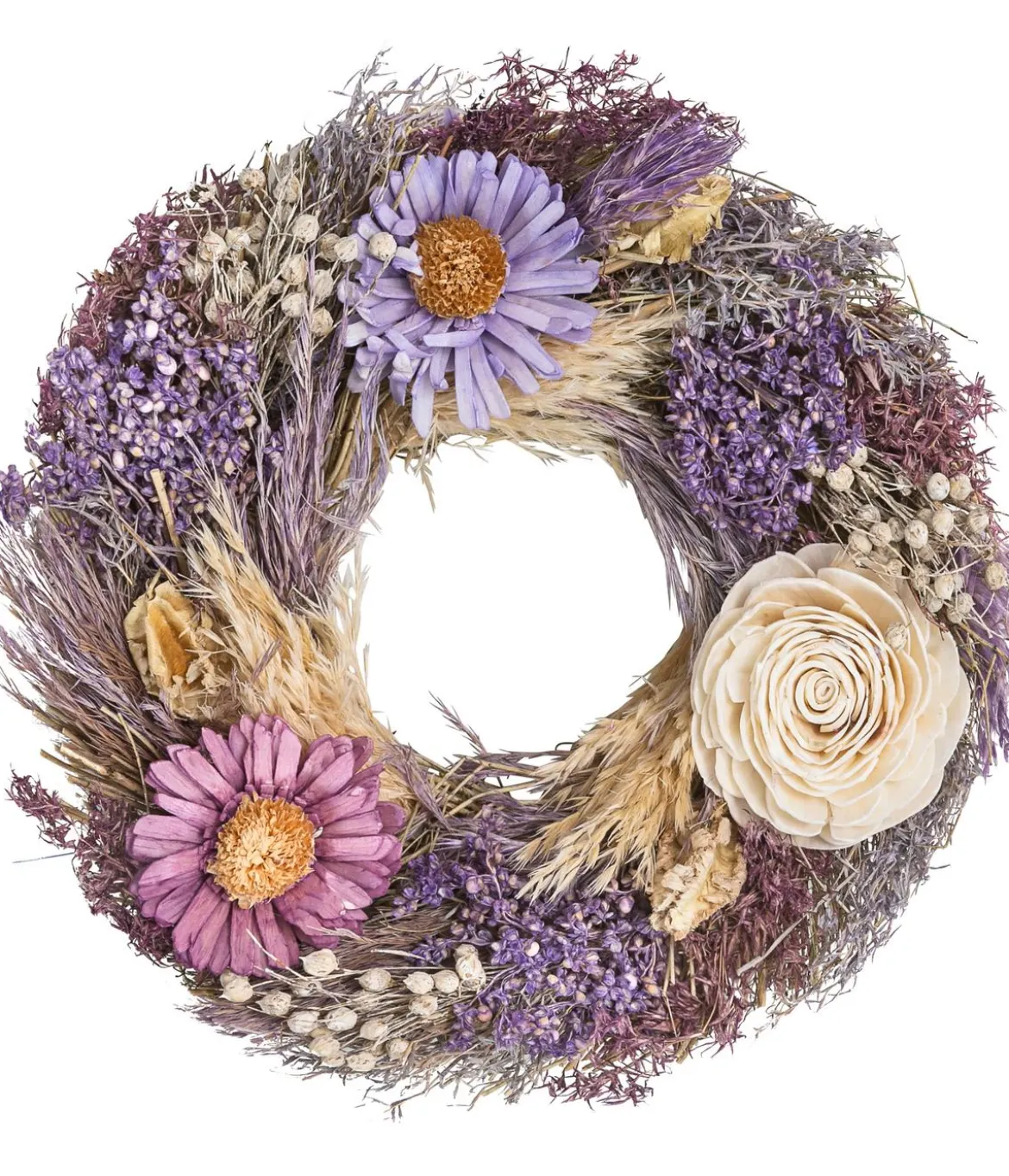 Dehner Kranz Beauty, lila, ca. Ø25 cm