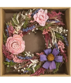 Dehner Kranz Beauty, pink, ca. Ø25 cm