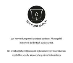 Dehner Kunststein-Schale Balloon Stone, grau