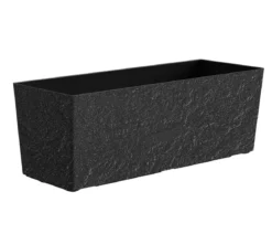 Dehner Kunststoff-Kasten Stone inkl. Bewässerungssystem, rechteckig