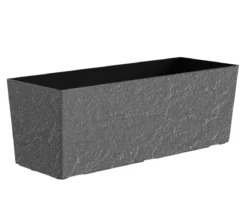 Dehner Kunststoff-Kasten Stone inkl. Bewässerungssystem, rechteckig