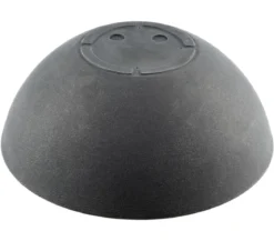 Dehner Kunststoff-Schale Miami, rund, anthrazit, ca. Ø52/H20 cm