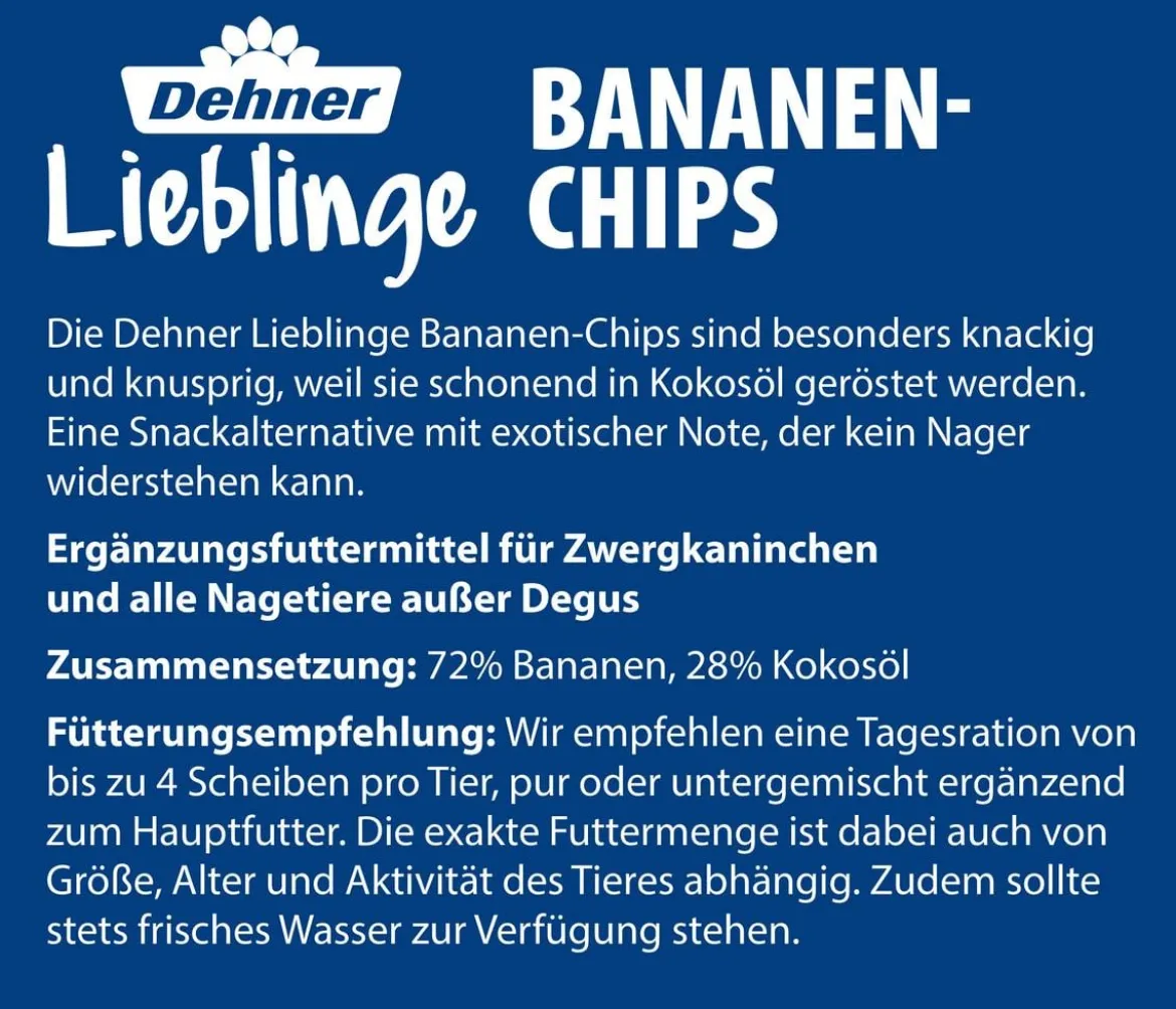 Dehner Lieblinge Bananen-Chips, 150 g