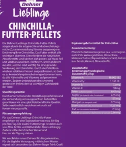 Dehner Lieblinge Chinchilla-Futter-Pellets, 5 kg