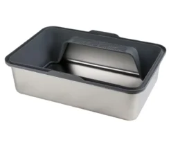 Dehner Lieblinge Edelstahl-Katzentoilette Nova, ca. B60,8/H29,3/T40,8 cm