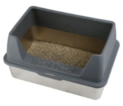 Dehner Lieblinge Edelstahl-Katzentoilette Nova, ca. B60,8/H29,3/T40,8 cm