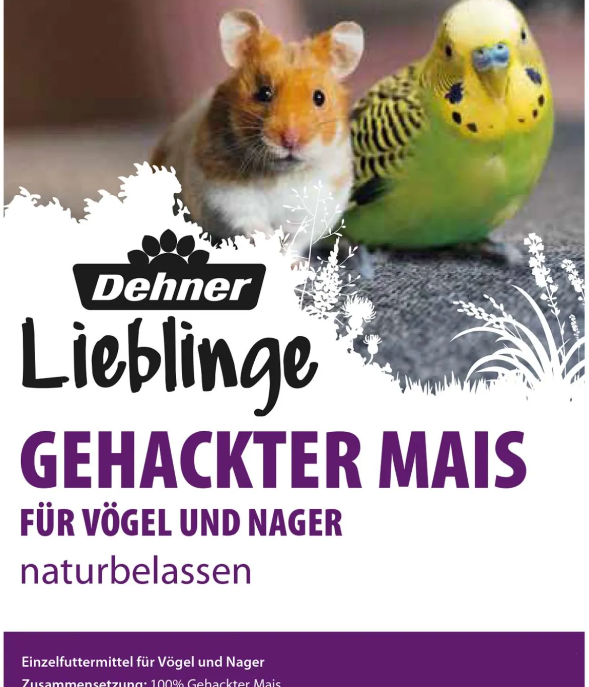 Dehner Lieblinge Gehackter Mais, 1 kg