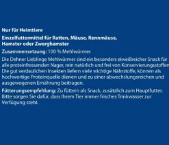 Dehner Lieblinge Getrocknete Mehlwürmer
