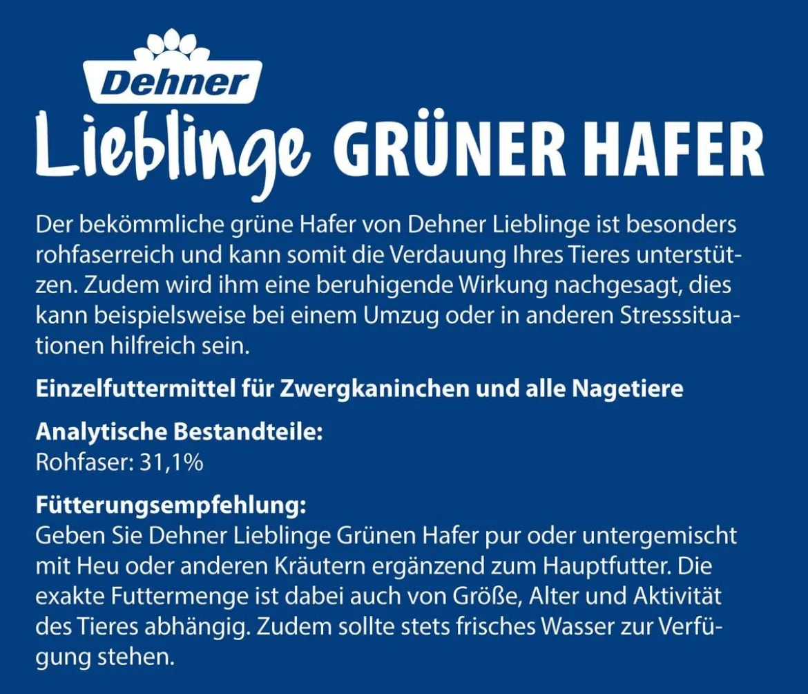 Dehner Lieblinge Grüner Hafer, 225 g