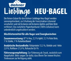 Dehner Lieblinge Heu-Bagel mit Apfel & Rote Beete, 65 g