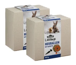 Dehner Lieblinge Heuballen im Karton, 2 x 400 g
