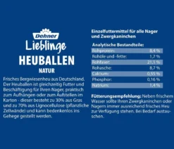 Dehner Lieblinge Heuballen Natur im Karton, 2 x 400 g