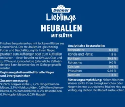Dehner Lieblinge Heuballen Probierset, 4 x 400 g