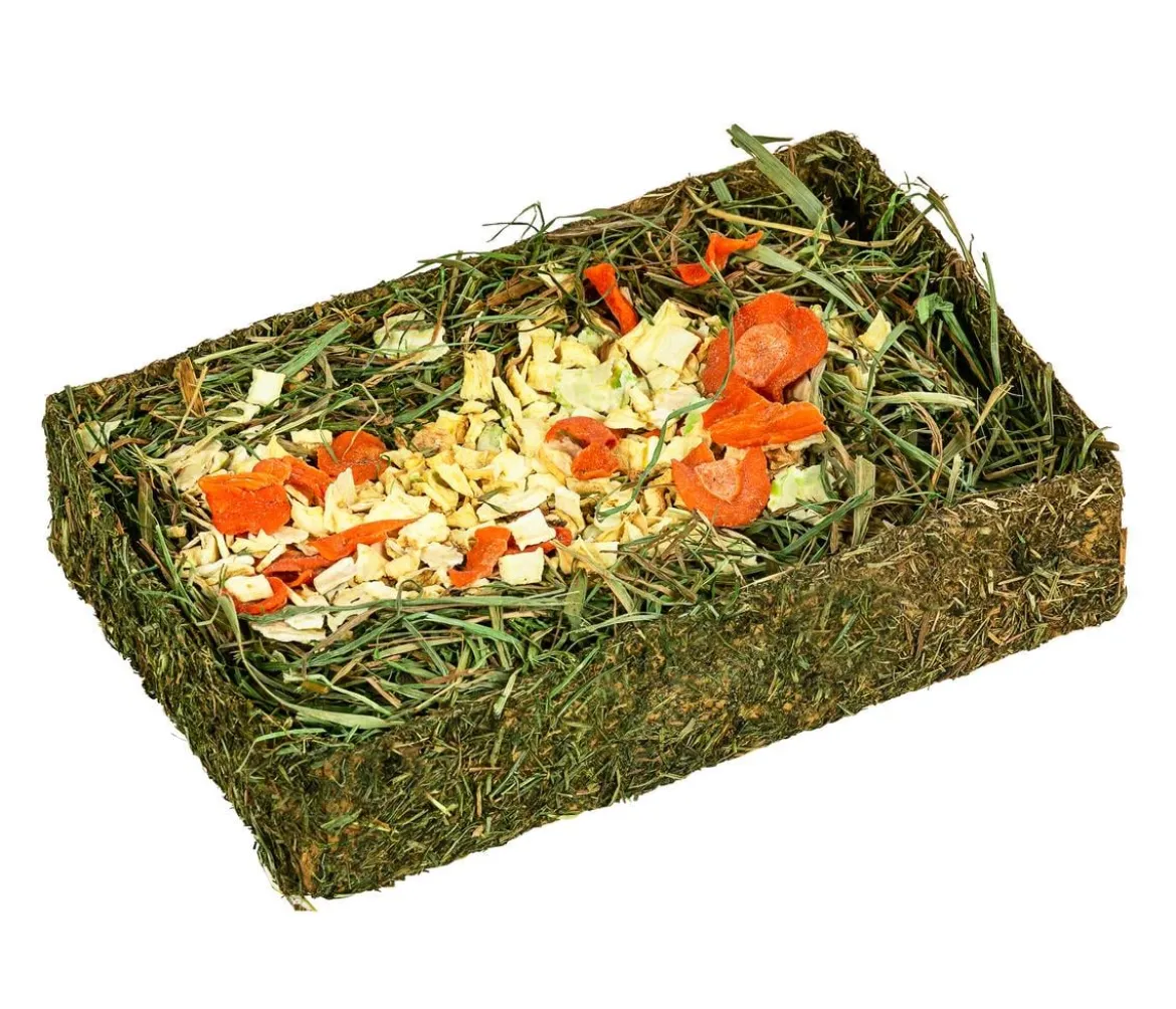 Dehner Lieblinge Heu-Kiste mit Gemüse, 100 g